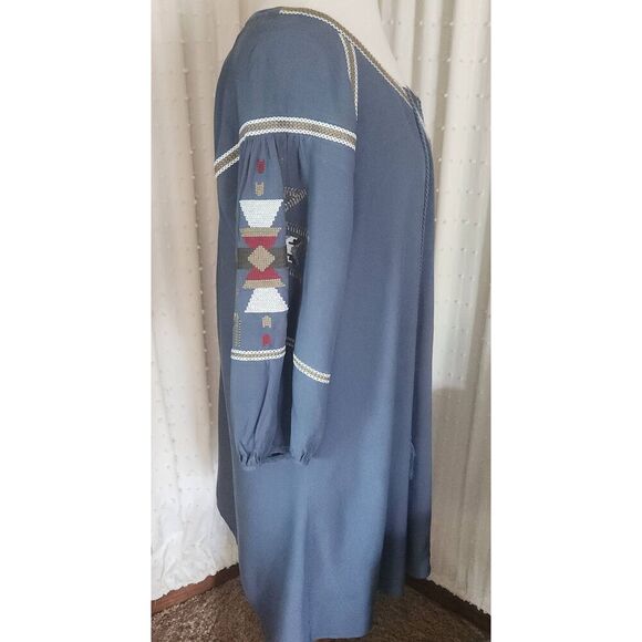 She + Sky western midi lined dress - Picture 8 of 12